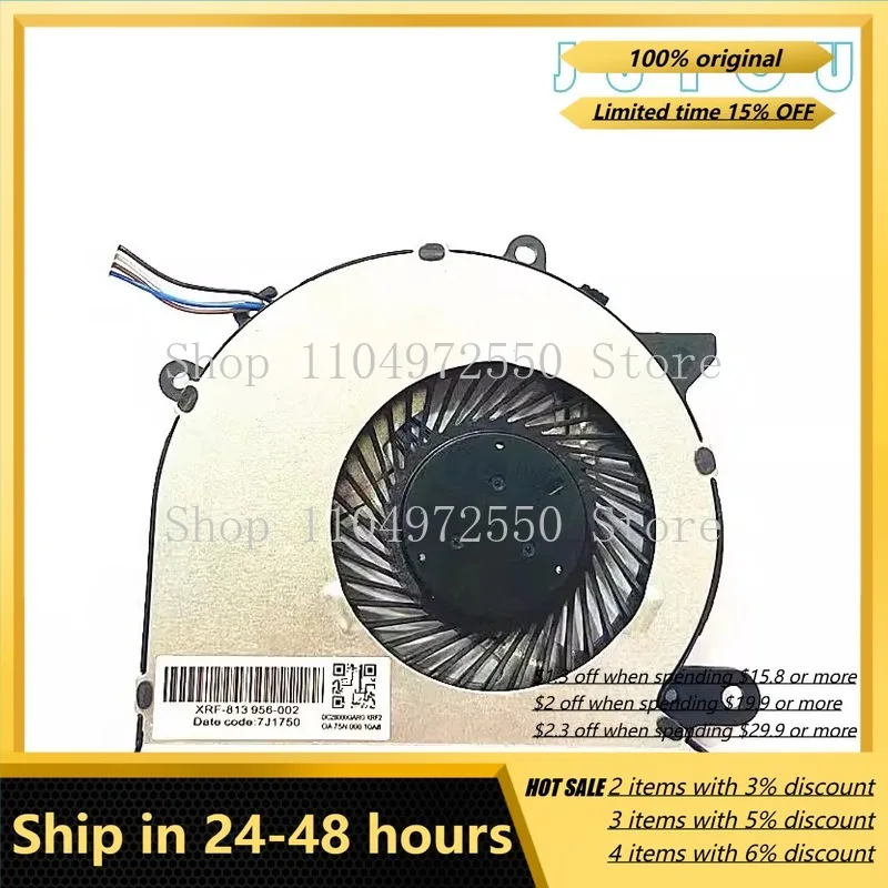 hp-15-cd-17-ar-tpn-q190-q192-cpu-ファン-926845-001-ラップトップ冷却ファン交換用ヒートシンク熱モジュール