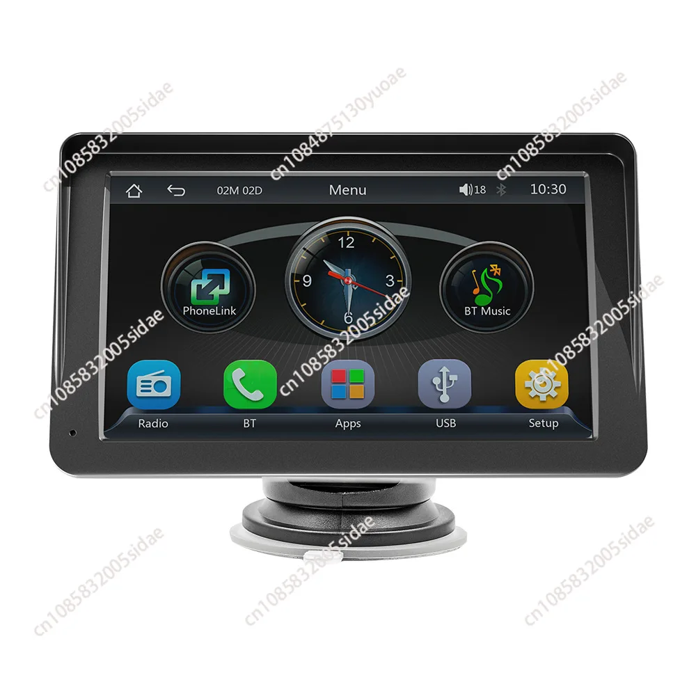 

Автомобильный MP5-плеер, совместимый с Carplay Android Auto, беспроводная стереосистема 7 дюймов, сенсорный экран, Bluetooth-совместимый 5,1, громкая связь