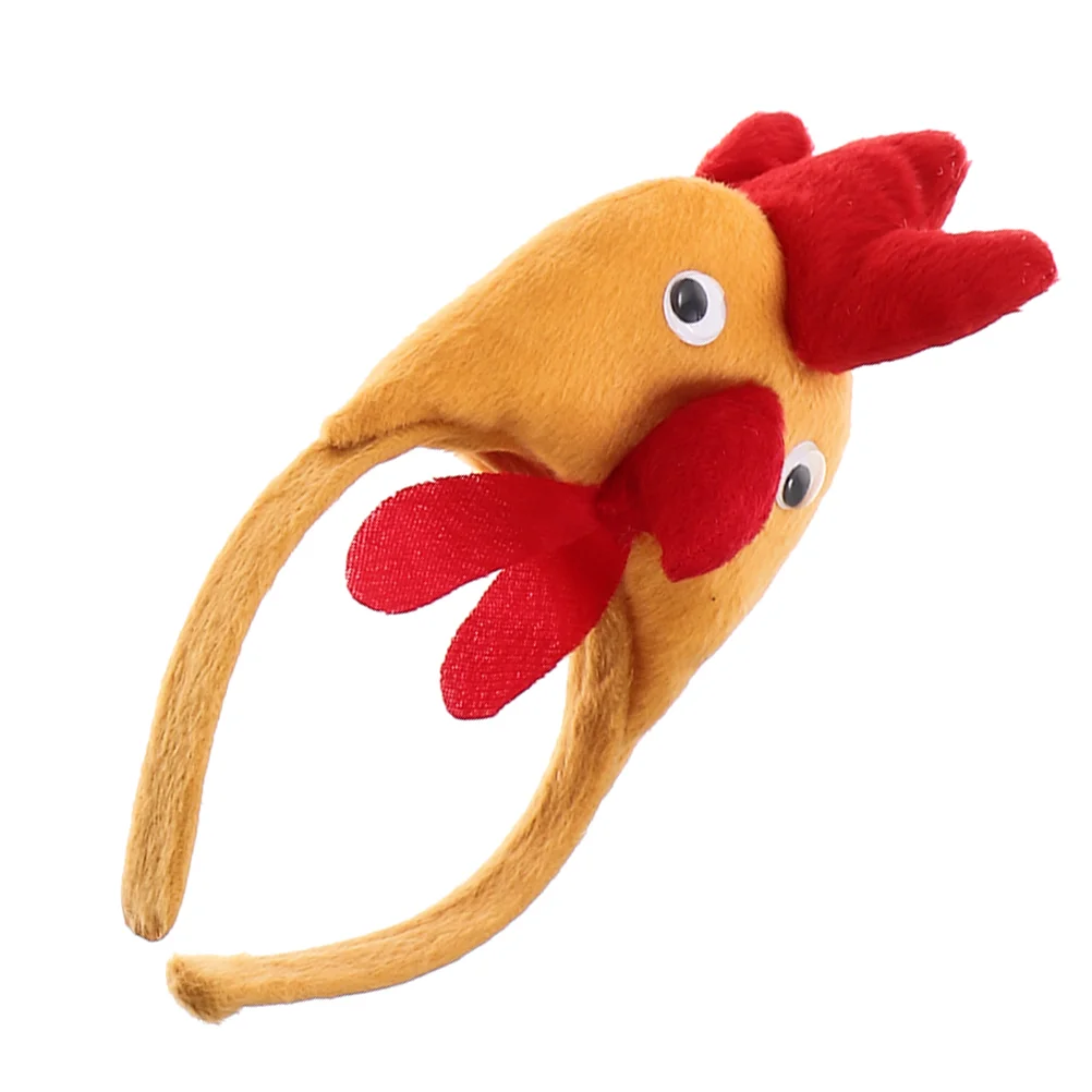 Head Bands Rooster Headband Animal Hair Accessory Clothing Brown Unique Headbands For Easter Headdress