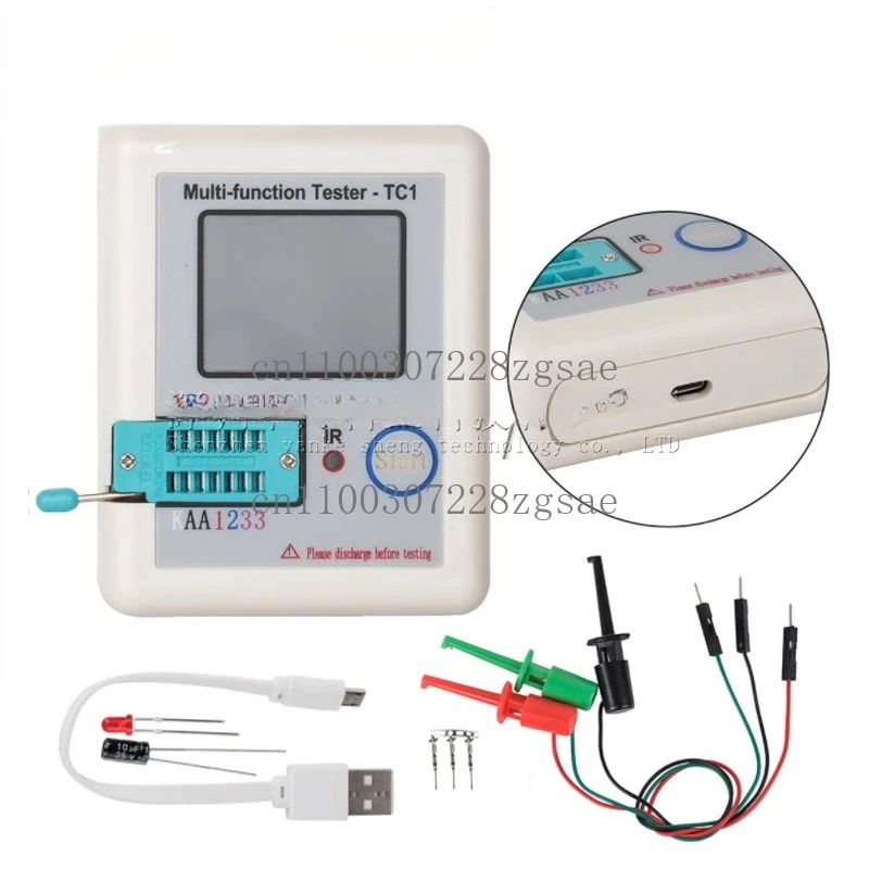 LCR-TC1 Multifunction Transistor Tester, Full Color Graphical Display