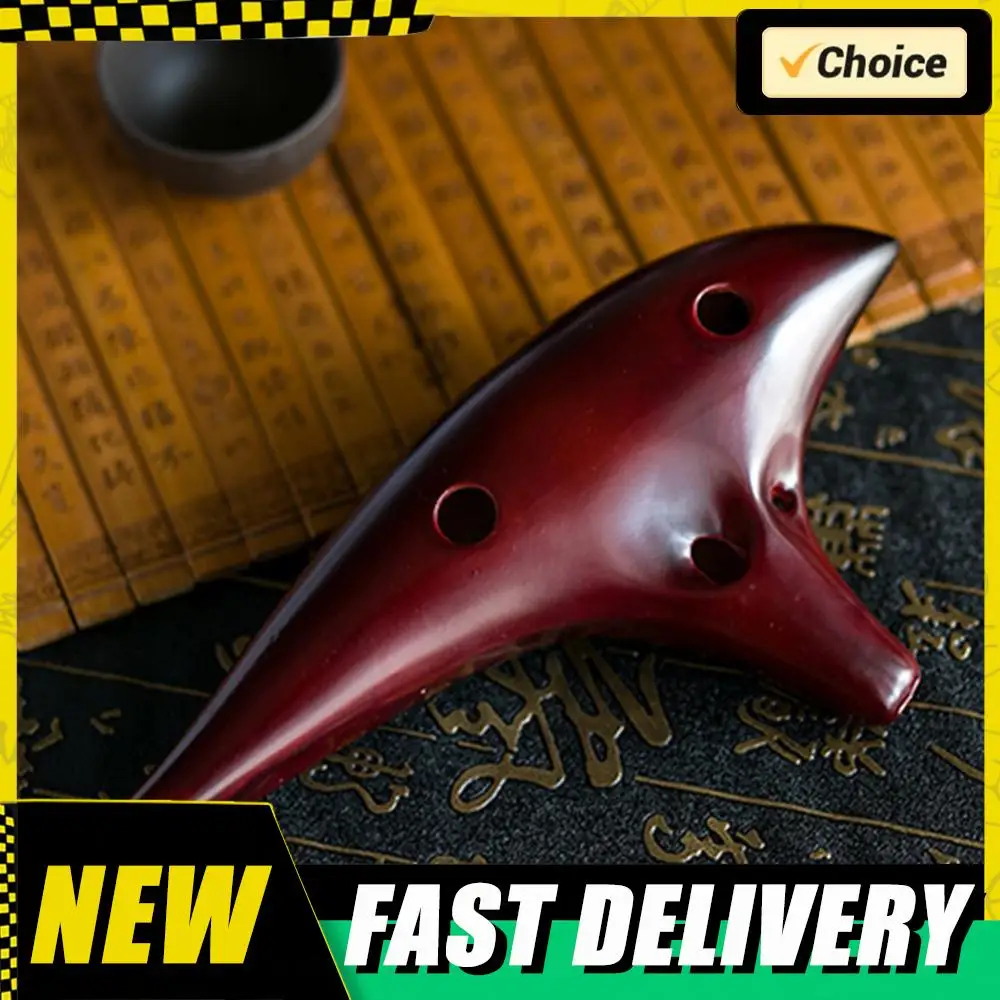 

Профессиональная окарина с 12 отверстиями, стабильная интонация Alto C Tone с защитной сумкой, инструмент для меломана-початковщика