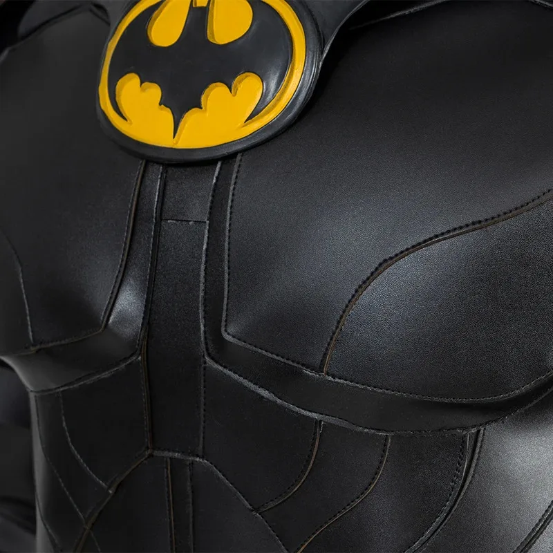 25COS جودة عالية جديد تمويه الخفافيش تأثيري حلي الأسود فيلم فلاش الخفافيش تأثيري البدلة كيتون الخفافيش زي بروس الزي والوصول