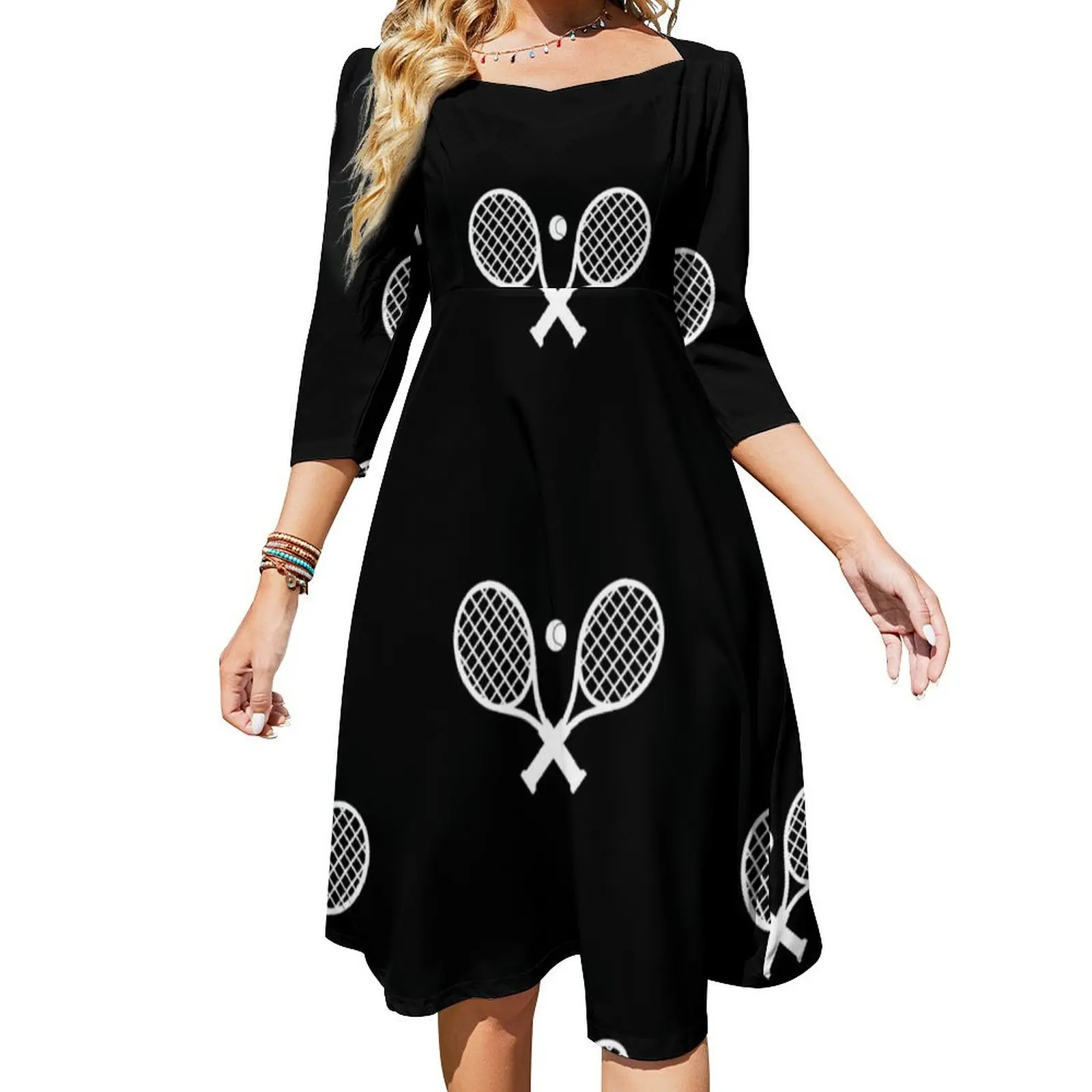 

Tennis rackets Flare Dress dresses for prom dresses ladies 2024 summer