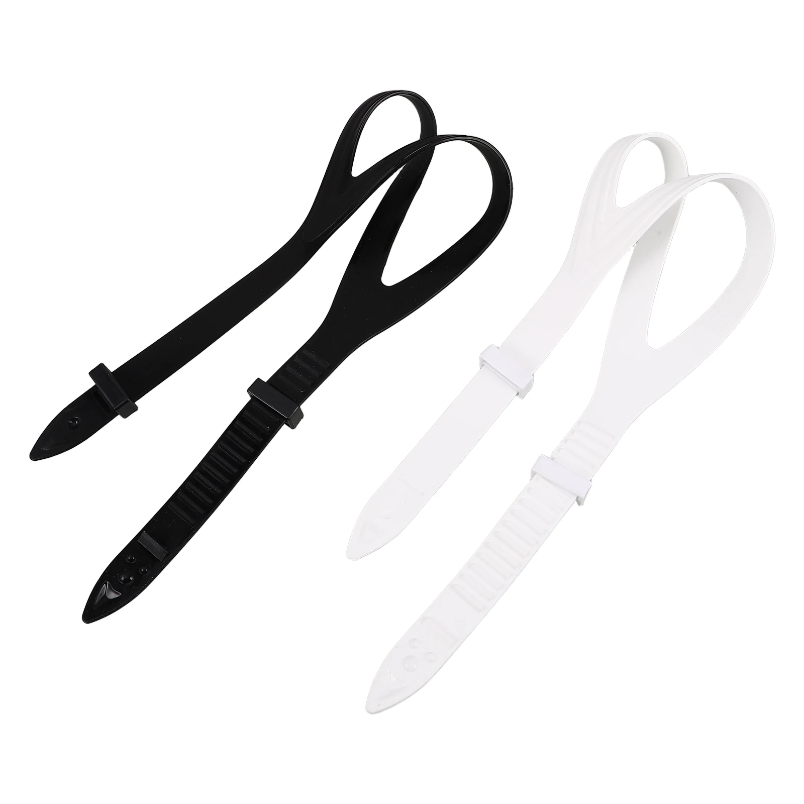 

2pcs Universal Silicone Diving Mask Strap For Scuba Snorkeling Split Design Soft Comfort Swimming Goggles Safety Glasses Neck