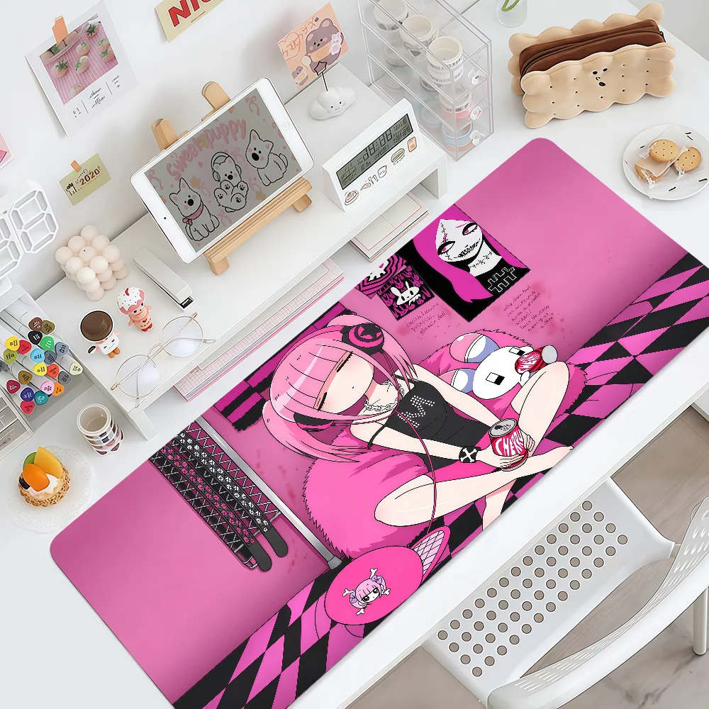 M-Menhera Mouse Pad Chan MousePad Non-slip Lockedge Office Student Gaming Thickened Large Virtual Writing Pad Girl Image Cushion
