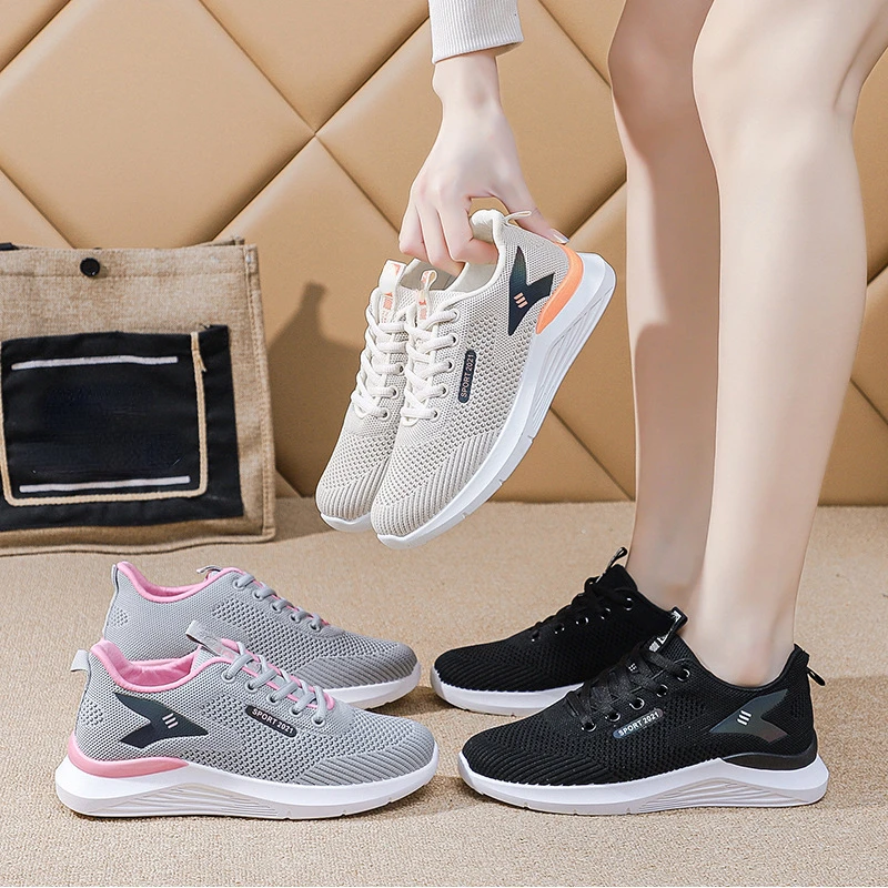 Female Wedge Shoes Sequin Mesh Breathable Shoes Women White Gold Platform Sneakers Women Height Increasing Wedges Shoes Casual