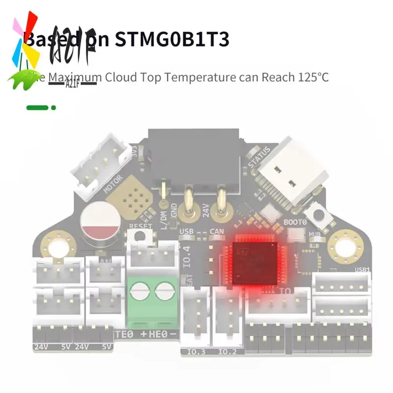 

A21F-H36 Combo High Temperature Resistance Klipper Canbus Tool Board Compatible NEMA14/36Mm Motor Onboard TMC2209