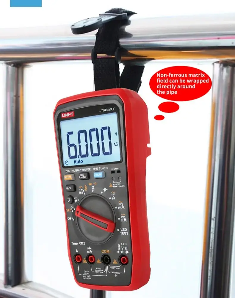 T3 Portable Hanging Strap Magnetic Strap Magnet Hanger Kit for Multimeter Magnetic Attachment Strap