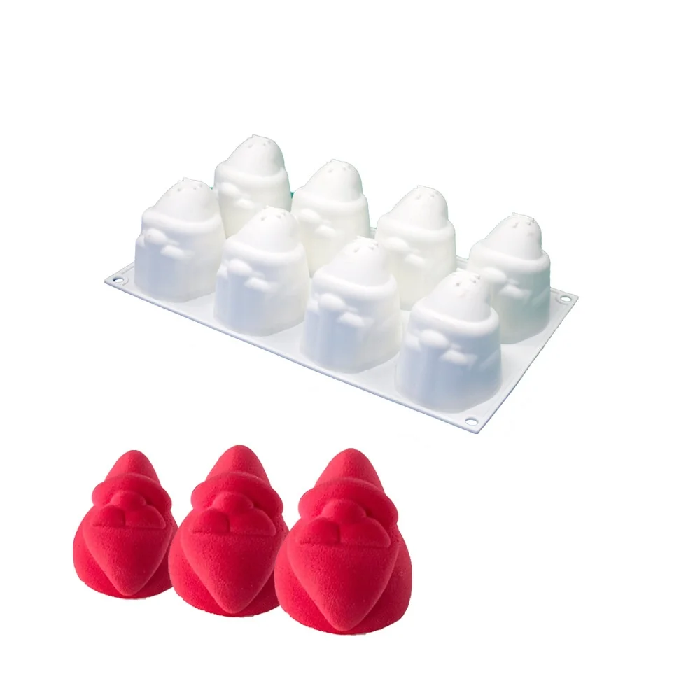 3D Geometric Pine Silicone Candle Mold Christmas Tree  Silicone Mousse baking Mold DIY Aromath Candle Soap Making Tools Craft