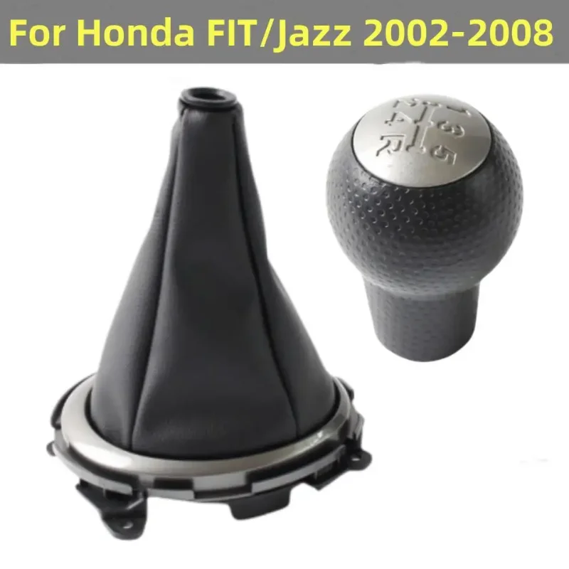 Shifter Lever Stick Gaiter Boot Cover Cars Accessories For Honda Fit Jazz 2009 2010 2011 2012 2013 2014 2015 Gear Shift Knob