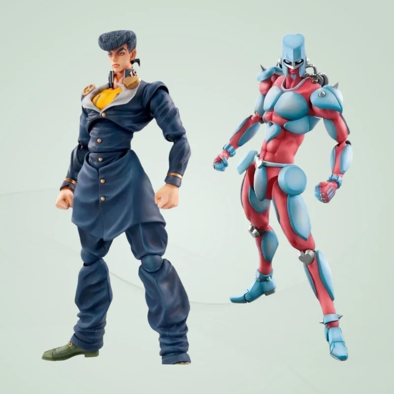 

Jojos Bizarre Adventure Josuke Higashikata Crazy Diamond Pvc Action Figure 25cm Collectible Model Desktop Decor For Anime Fans