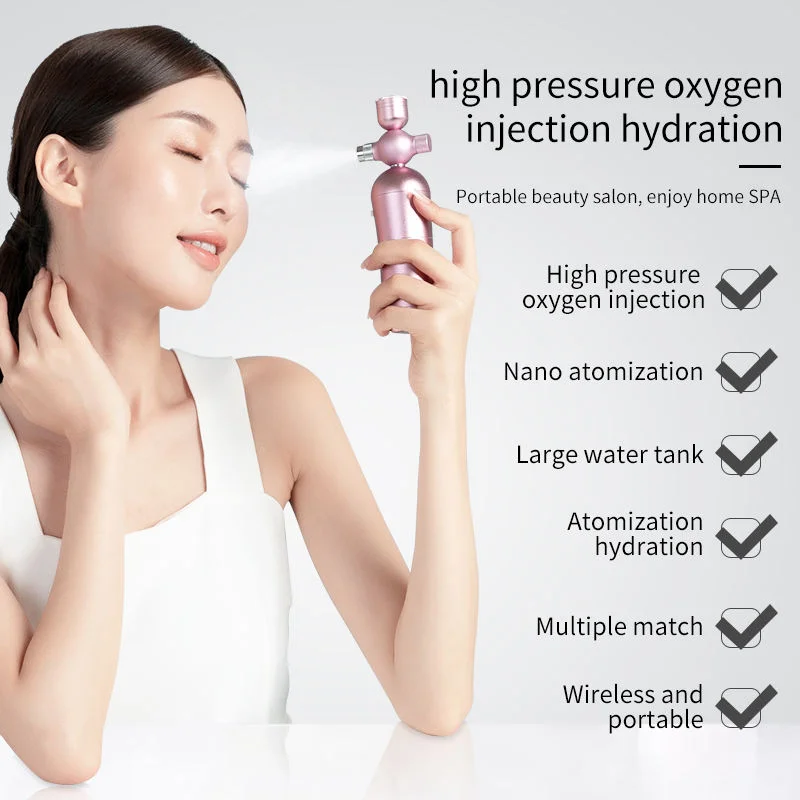 2Pcs New Beauty Trend High Quality Oxygen Jet Home Oxygen Injection Gun