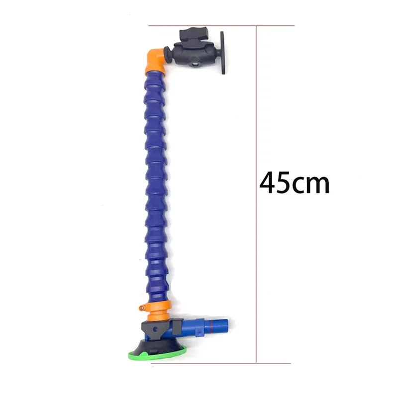 

ABMS-EU Plug 3 Stripe 6 Color Detection PDR Lamp With 3 Inch Suction Cup Support For Car Dent Repair Tool