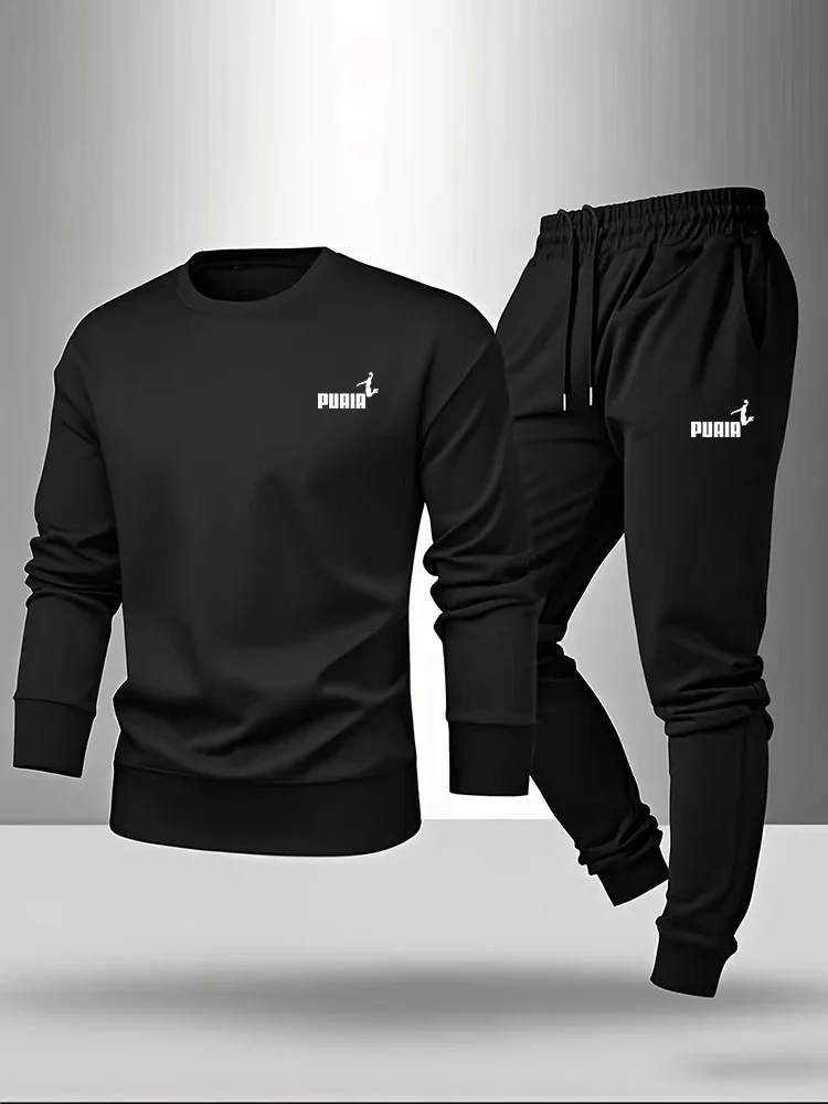 Spring Autumn Daily Casual Fashion Warm LongSleeve Outfit Single Sweatshirt or Pants 2026 New Arrival Men's Set Pullover Co-ords view 3