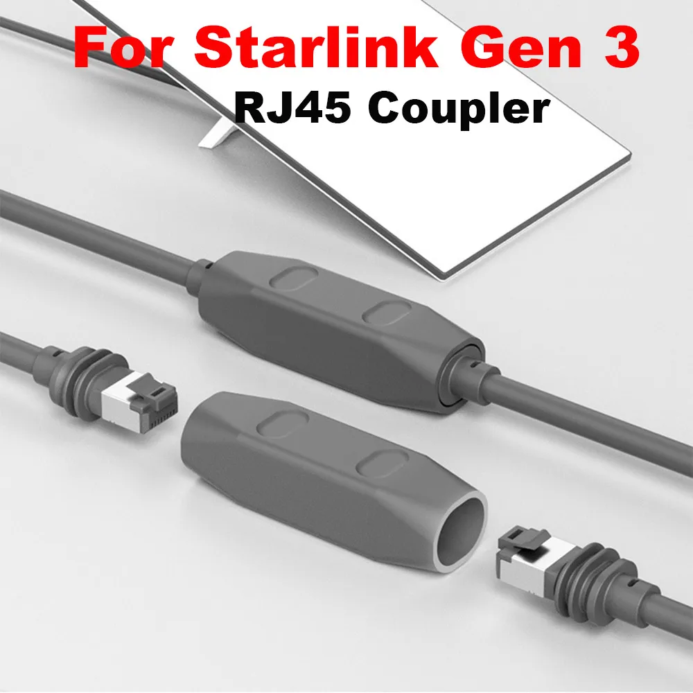 Cable Coupler for Starlink Gen 3 IP68 Waterproof Connector Extension to RJ45 Cable for Starlink Gen3 Adapter Accessories