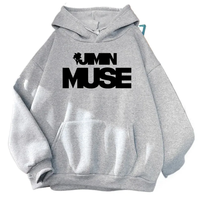 

Jimin Muse Hoodie Fashion Women Harajuku Aesthetic Streetwear Casual Hoodies Unisex Autumn Winter Vintage Pullovers Sweatshirts