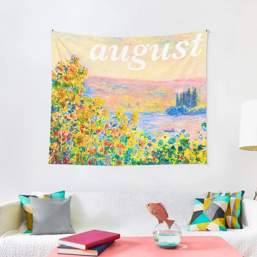 August Tayor Swift Monet Tapestry Room Decorating Aesthetic Room Decorator Tapestry