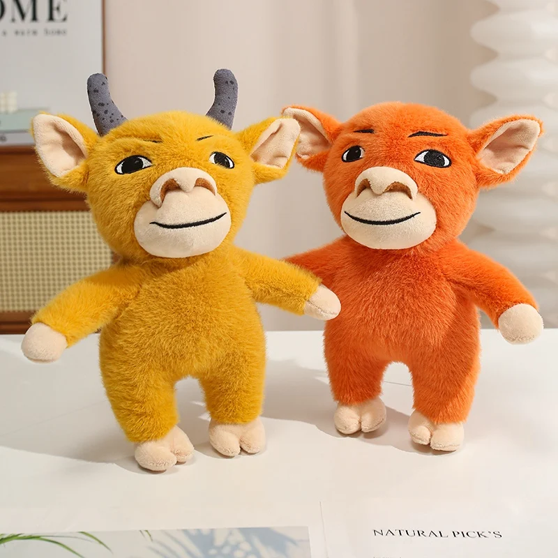 TreasuringU New Niu Lai Plush Toy Movie Niu Lai Stuffed Doll Funny Cattle Plush Keychain Niu Mama Plush Doll Birthday Gifts