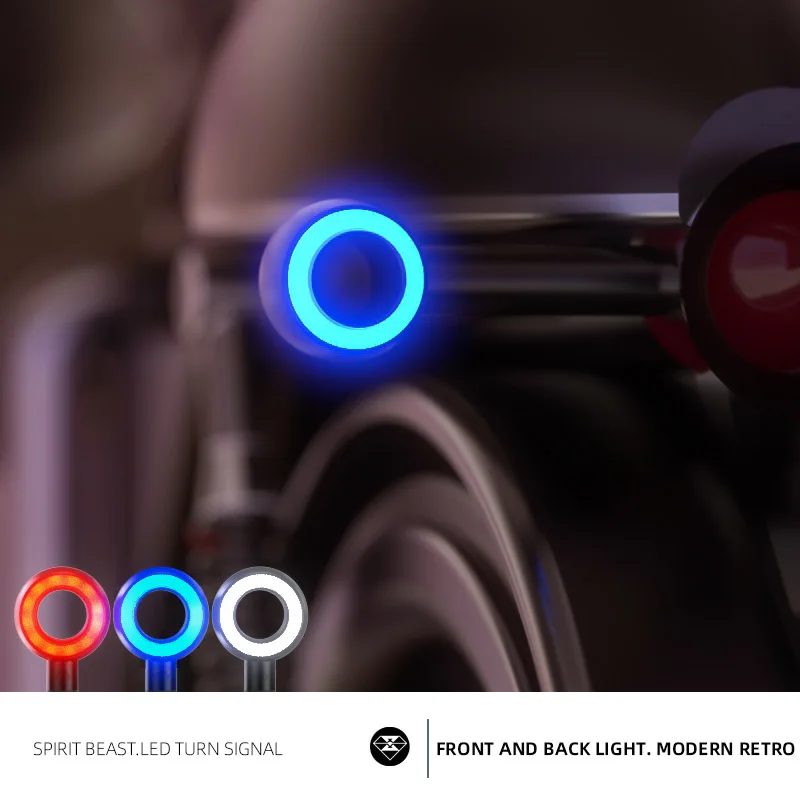

SPIRIT BEAST Motorcycle turn light LED electric light Automotive lighting#Turn signals 12V highlight Jinji flash 300 retro