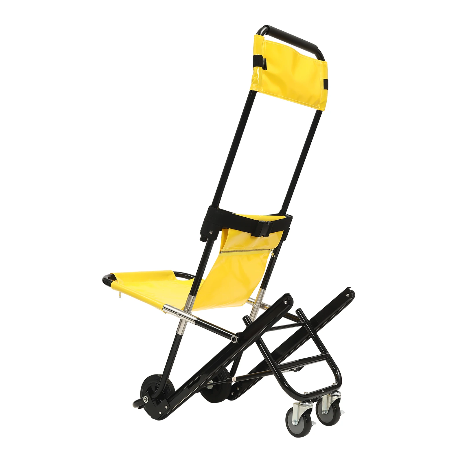 Manual Lift Stair Chair Withstands 350.53 lbs, Portable Folding Stair Chair for Daily Transfer, Folding Evacuation Chair