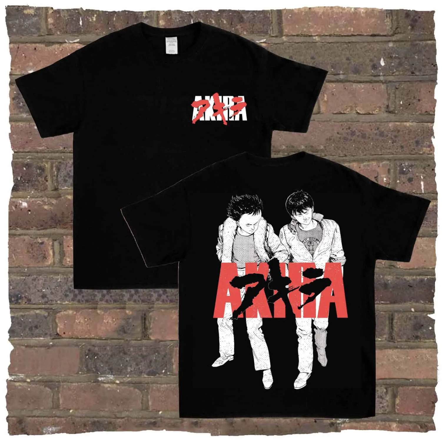 AKIRA Neo Tokyo Explosion Manga T Shirt Vintage Anime Graphic Unisex Casual Short Sleeve Crew Neck Retro Streetwear Tee Tops