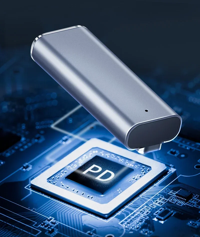 Type-C Female To Magnetic Male Laptop Adapter with Indicator PD Trick Adapter for Magsafe2 for Notebook