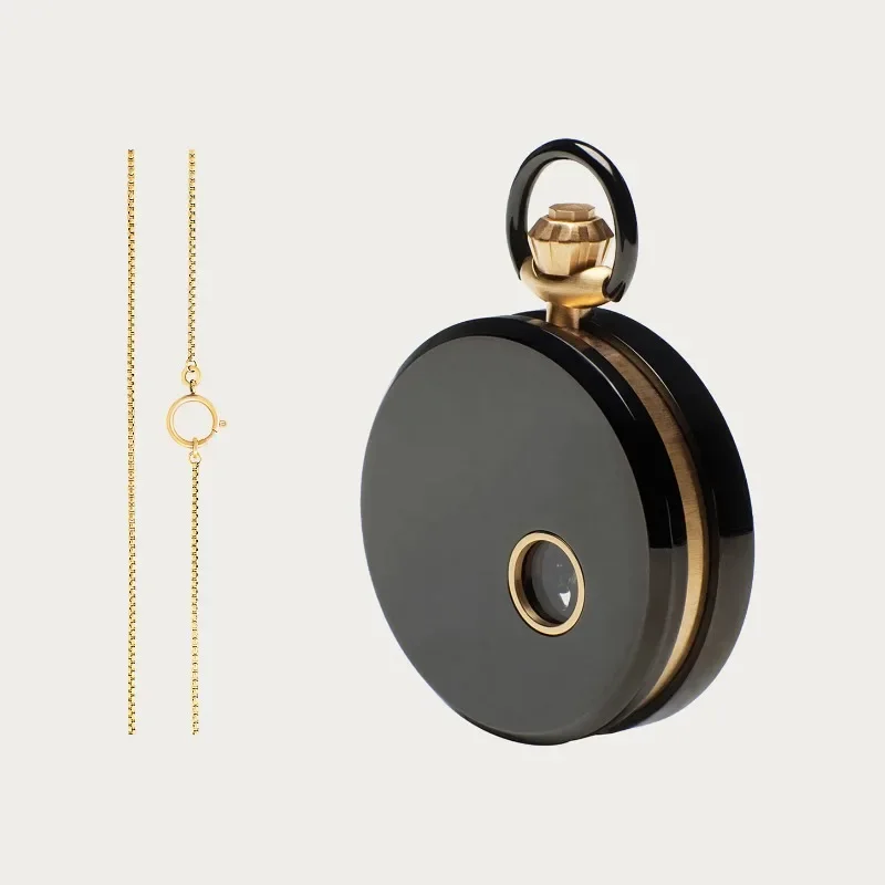 French niche fashion gold mechanical pocket watch men and women