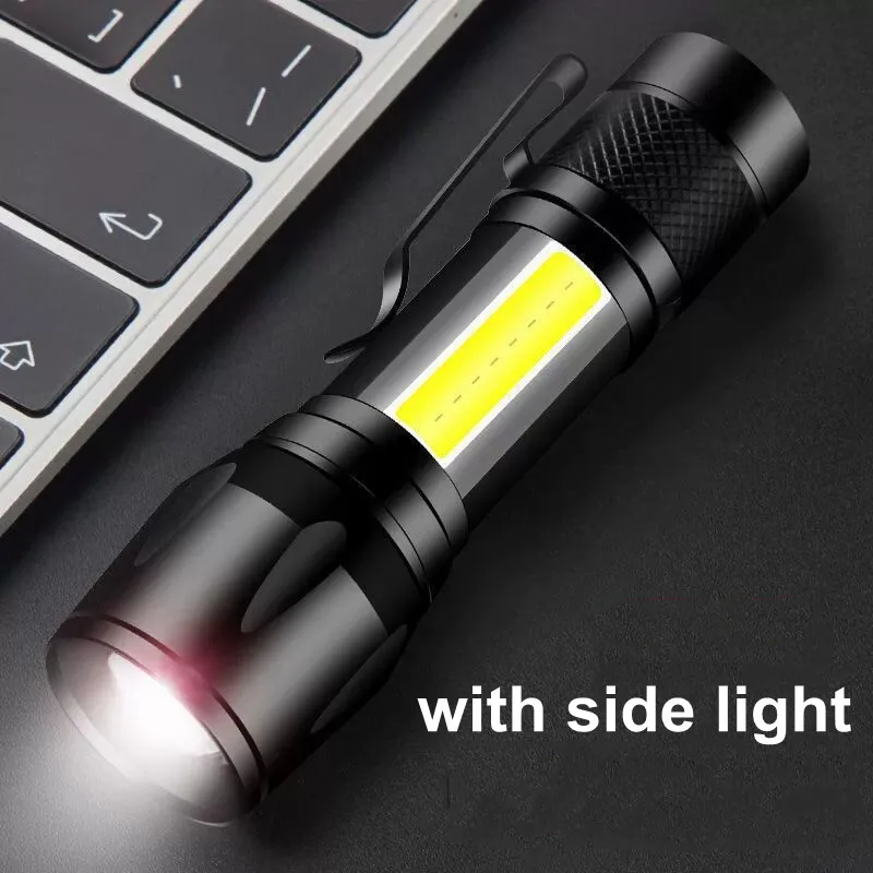 自己防衛ポータブルミニ緊急 LED 懐中電灯記事ハイパワー懐中電灯強力な多機能ランタントーチツール