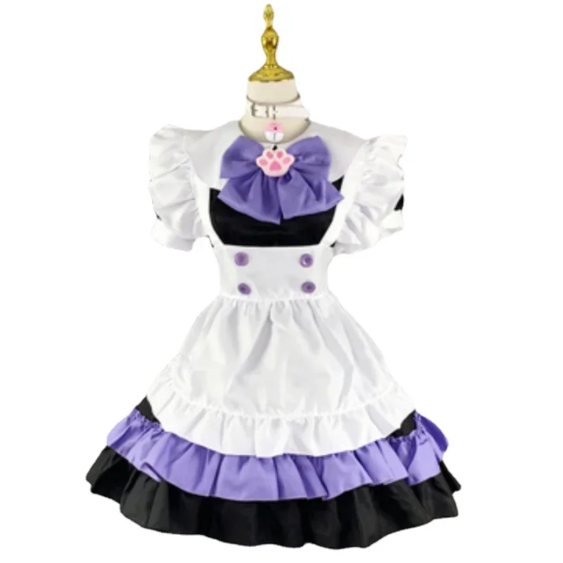 Plus Size abito Kawaii costumi Cosplay scuola ragazza cameriera abiti abito vittoriano Anime rosa giapponese gotico Lolita abbigliamento