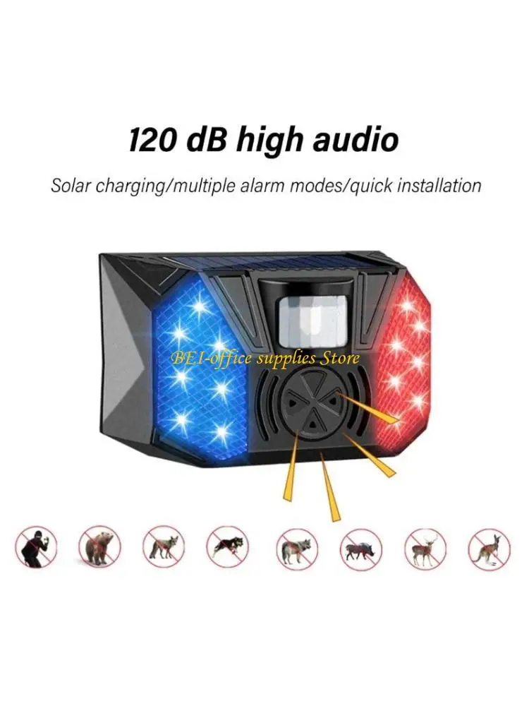 

A9LC Solar с обнаружением движения и мигающими огнями для наружного оповещения