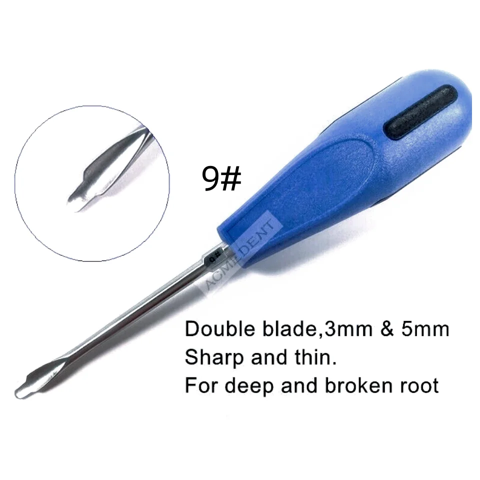 

1~5pieces Dental Apical Elevator Straight Luxating Elevators Residual Root Fits HU FRIEDY 9#