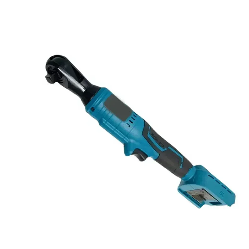 130nm 1/2'' Right Angle Ratchet Electric Ratchet Wrench for Makita 18V Battery Hand Tools Electric Ratchet Wrench Blue 800r/min