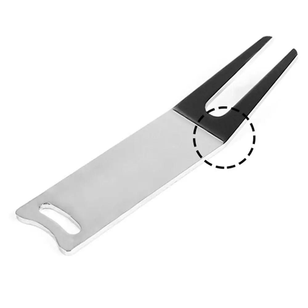 Golf Accessories Metal Golf Green Fork Fixing Bent Golf Pitch Fork Anti-scratch Lawn Maintenance Course Grass Maintenance