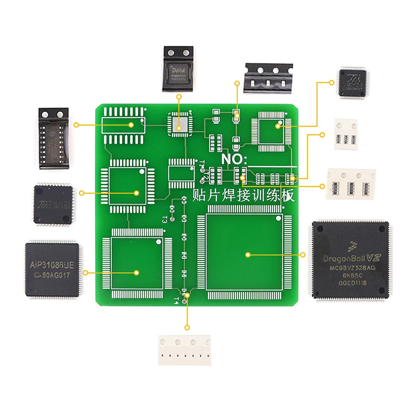 Imagem -02 - Diy Pcb Circuit Boards Kits Kits Básicos de Solda Led Electronics Smt Componentes Solda Ferramentas do Projeto