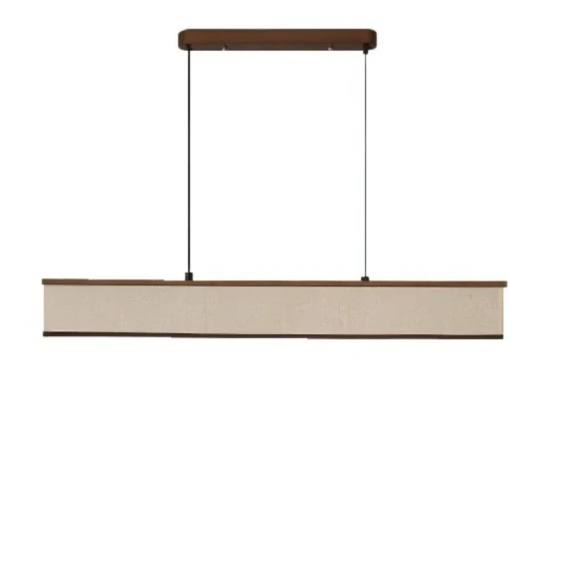 

Song-style aesthetic restaurant dining table chandelier, retro dining room bar counter strip lamp