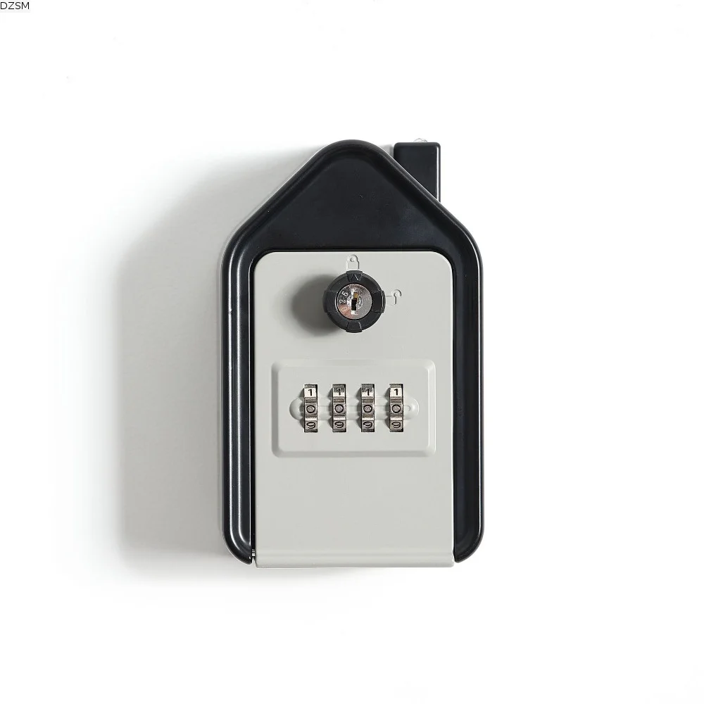 Resettable Combination Key Lock Box Weatherproof Large Capacity Combination Lockbox Waterproof High-capacity Key Storage Box