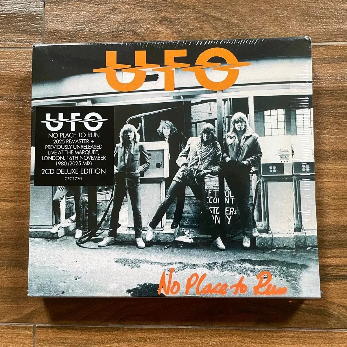 UFO No Place To Run 2025 Remastered 2CD Deluxe Edition Hard Rock Classic Rock Music CD Album 1980 Live