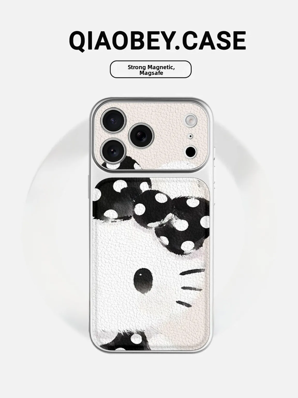 

Cartoon Knot Phone Case for iPhone 17 Full Lens Protection Shockproof Female Style Large Window Design Cute