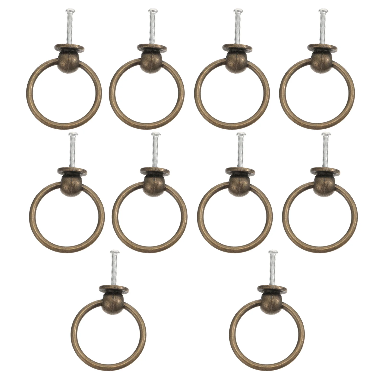 

10pcs Zinc Alloy Single Hole Door Handles Sturdy Durable Wardrobe Grips For Cabinet Closet Drawer Pulls niture Hand Grips