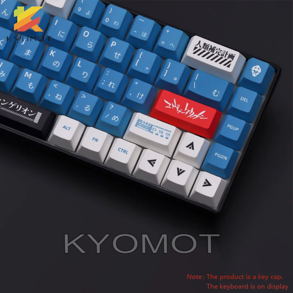 Imagem -05 - Kyomot-keycap Teclado Mecânico 151 Tecla Pbt Eva 00 Tema Perfil Cereja Coreano Sublimação de Tintura mx Switch Layout Diy