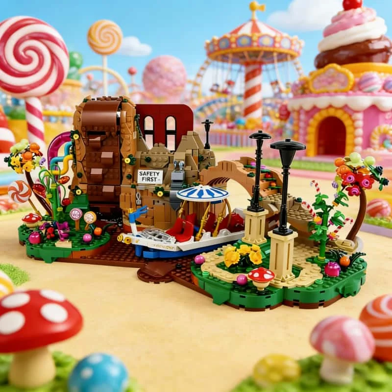 

Новинка 2025: Конструктор «Шоколадная фабрика» — креативная модель из строительных блоков, игрушка для детей, подарок на Рождество и день рождения