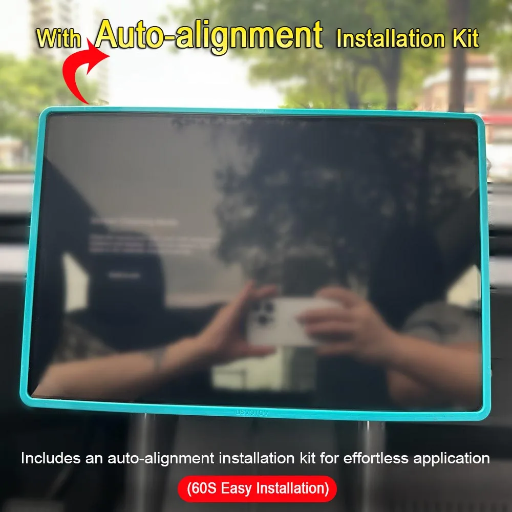 ل تسلا نموذج Y العرعر واقي للشاشة اكسسوارات نموذج 3 2025 الزجاج المقسى لمس حامي الملاحة عرض الفيلم