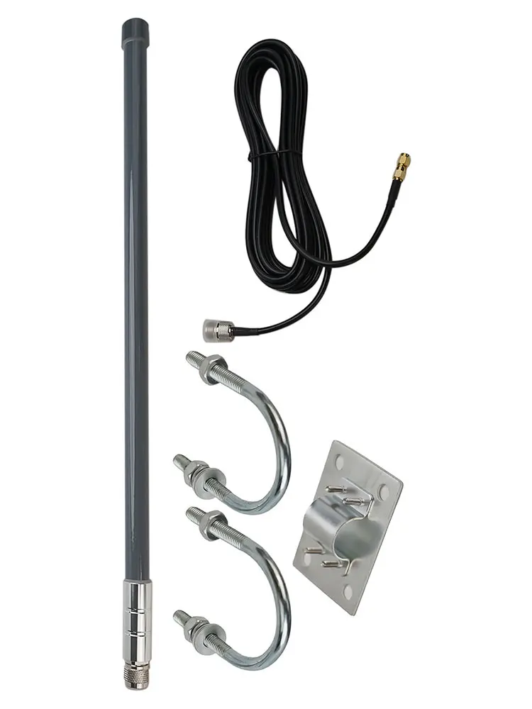 Für LORA Antennen-Antennen-Kit, 50 Ohm, 550 mm, 12 dBi, 868–915 MHz, Fiberglas, RG58, Einzelkerndraht, vertikale Polarisation – Detail 13