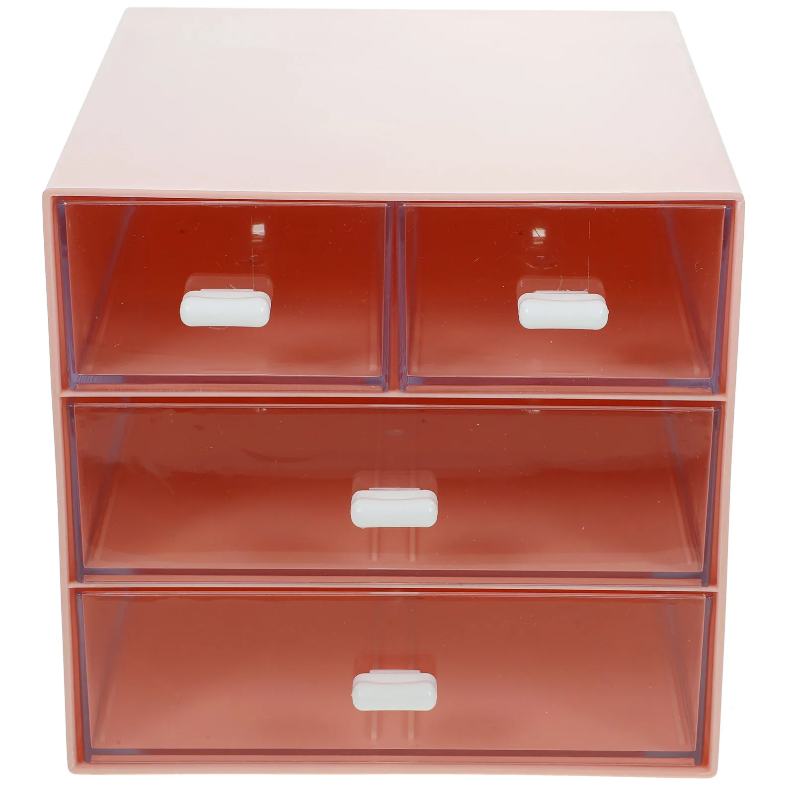 Multi-Layer Desktop Storage Box ABS Material Large Capacity Jewelry Organizer for Office Home Sundry Storage
