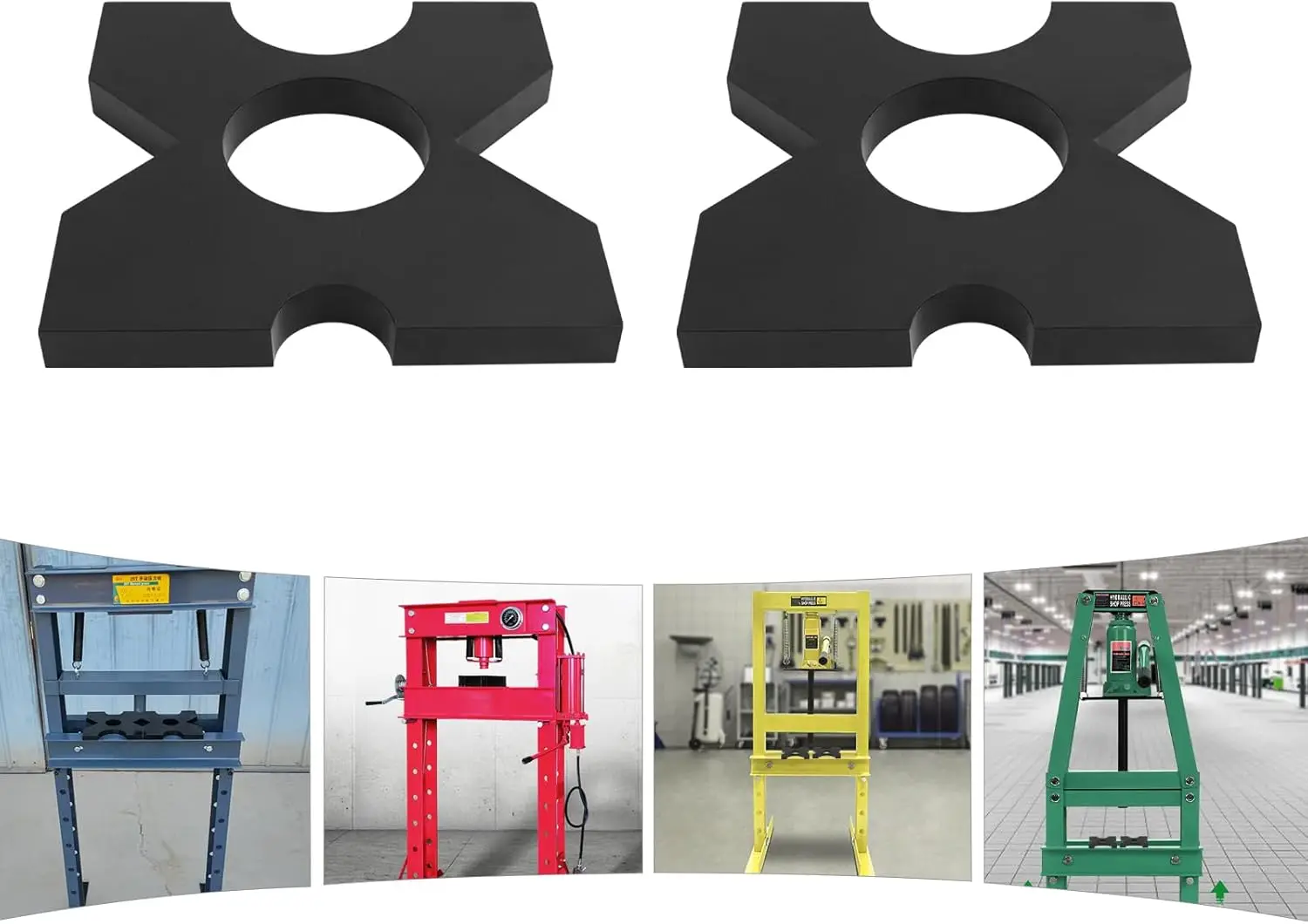 

2-Pack Arbor Press Plates, H Frame Hydraulic Shop Press Plate, Shop Metal Presses Plates for 44092.45lbs & 70547.92lbs Presses