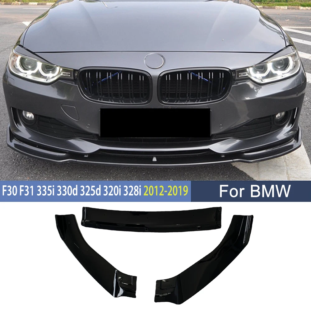 

Для BMW F30 F31 335i 330d 325d 320i 328i Non M Sport 2012-2019 Автомобильный передний бампер, спойлер, разделитель, диффузор, комплекты кузова, тюнинг