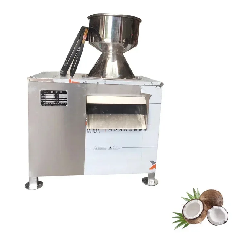Gran oferta, molinillo de manioca de coco rallado, máquina trituradora de coco, precio para rallar carne de coco