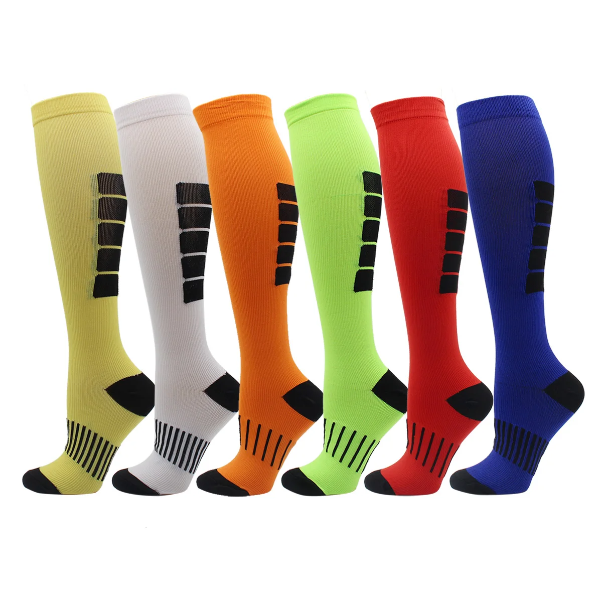 Wholesale Men Compression Socks Women Outdoor Sports Running Compression Stocking Relief Knee Pain Prevent Varicose Veins Socks