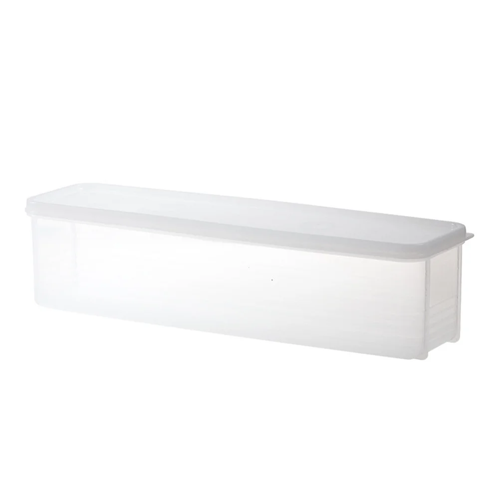 

2 шт., коробка для хранения лапши, прозрачный пластиковый контейнер с крышкой, пищевая печать для холодильника, кладовой, морозильной камеры, органайзер, сухой