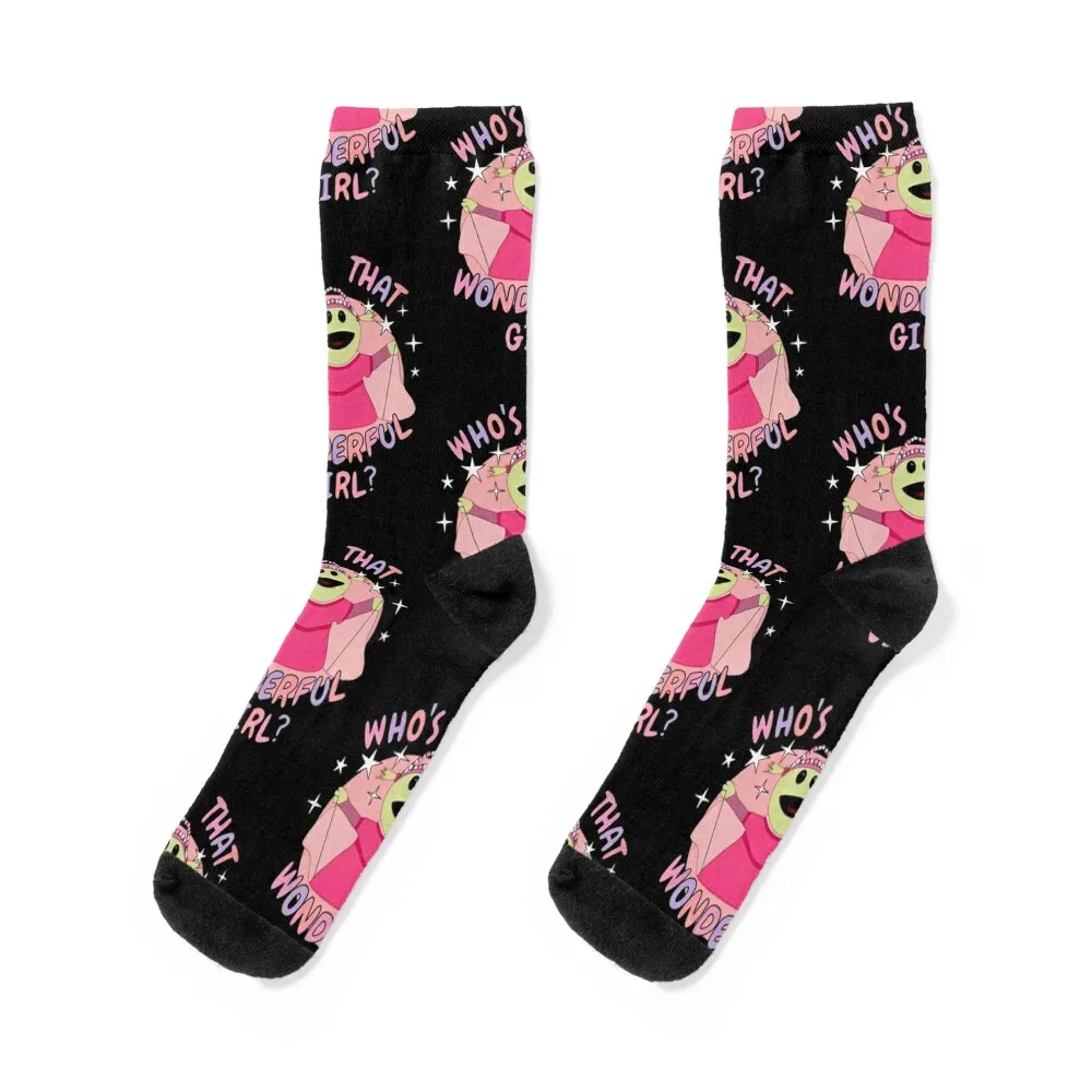 

Nanalan Who's that Wonderful Girl Socks kids floor Socks For Women Men's